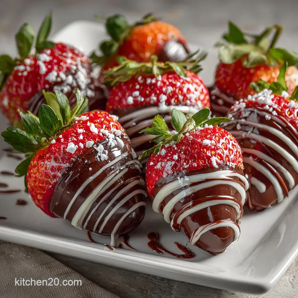 Achieve Glossy, Hard-Shell Chocolate Covered Strawberries